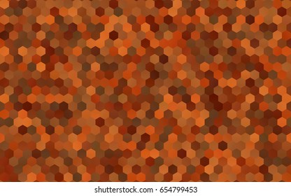 Light Orange vector modern geometrical abstract background. Texture, brand-new background. Geometric background in Origami style with gradient. 