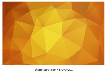 Light Orange vector modern geometrical abstract background. Texture, new background. Geometric background in Origami style with gradient. 