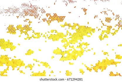 Light Orange vector modern geometrical abstract background. Texture, brand-new background. Geometric background in Origami style with gradient. 