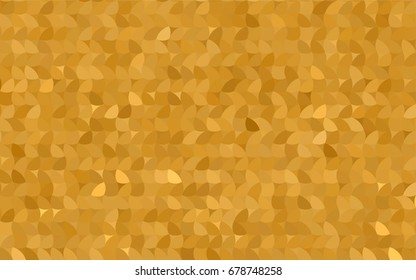 Light Orange vector modern geometrical circle abstract background. Dotted texture template. Geometric pattern in halftone style with gradient. 