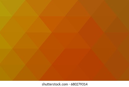 Light Orange vector modern geometrical abstract background. Texture, new background. Geometric background in Origami style with gradient. 