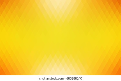 Light Orange vector modern geometrical background. Abstract template. Geometric pattern in square style with gradient.