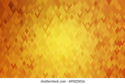 Light Orange vector modern geometrical background. Abstract template. Geometric pattern in square style with gradient.