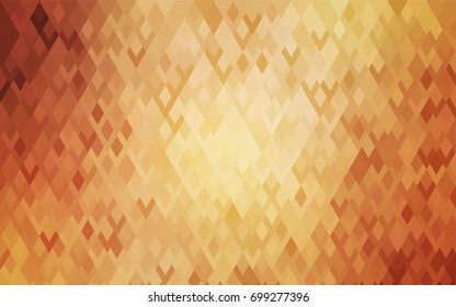 Light Orange vector modern geometrical background. Abstract template. Geometric pattern in square style with gradient.