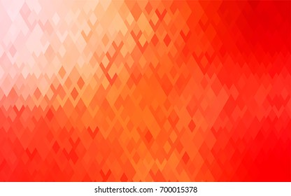 Light Orange vector modern geometrical background. Abstract template. Geometric pattern in square style with gradient.