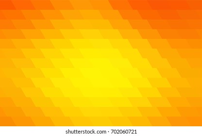 Light Orange vector modern geometrical background. Abstract template. Geometric pattern in square style with gradient.