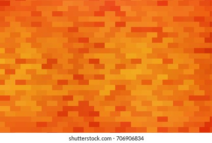 Light Orange vector modern geometrical background. Abstract template. Geometric pattern in square style with gradient.