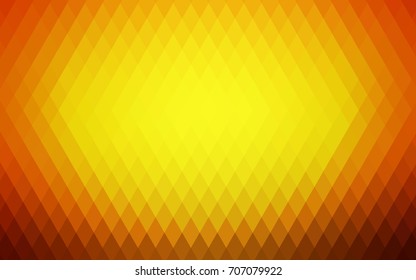 Light Orange vector modern geometrical background. Abstract template. Geometric pattern in square style with gradient.