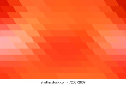 Light Orange vector modern geometrical background. Abstract template. Geometric pattern in square style with gradient.