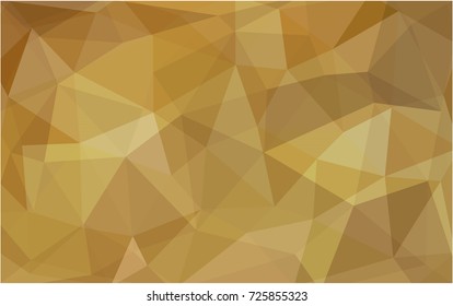 Light Orange vector modern geometrical abstract background. Texture, new background. Geometric background in Origami style with gradient. 