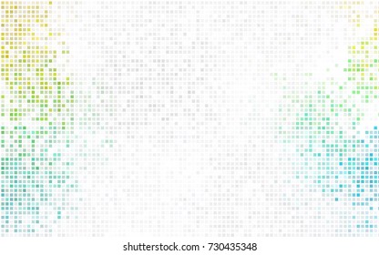 Light Orange vector modern geometrical background. Abstract template. Geometric pattern in square style with gradient.