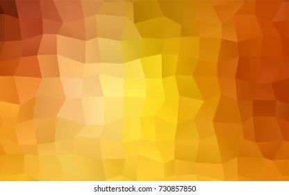 Light Orange vector modern geometrical background. Abstract template. Geometric pattern in square style with gradient.