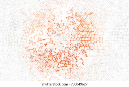 Light Orange vector modern geometrical background. Abstract template. Geometric pattern in square style with gradient.