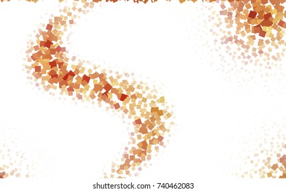 Light Orange vector modern geometrical background. Abstract template. Geometric pattern in square style with gradient.