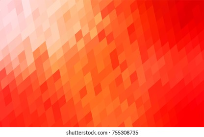 Light Orange vector modern geometrical background. Abstract template. Geometric pattern in square style with gradient.