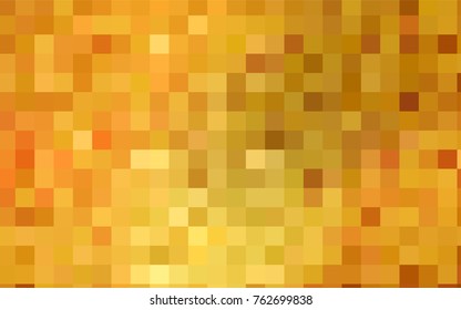 Light Orange vector modern geometrical background. Abstract template. Geometric pattern in square style with gradient.