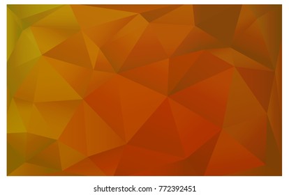 Light Orange vector modern geometrical abstract background. Texture, new background. Geometric background in Origami style with gradient. 