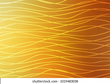 Light Orange vector natural abstract texture. Decorative shining illustration with doodles on abstract template. The best blurred design for your business.
