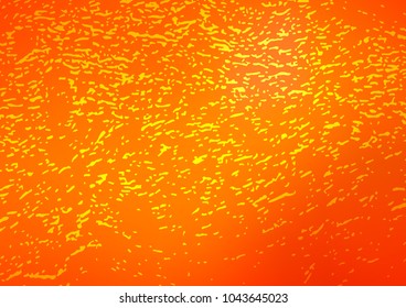 Light Orange vector natural abstract background. Shining colored illustration with doodles in Zen tangle style. Hand painted design for web, wrapping, wallpaper.