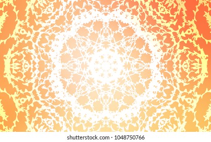 Light Orange vector natural abstract background. Creative illustration in blurred style with doodles made by child. The pattern can be used for wallpapers and coloring books.