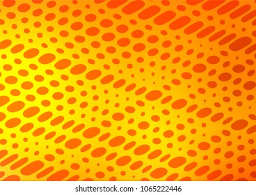 Light Orange vector natural abstract pattern. Ethnic elegant natural pattern with gradient. The template can be used as a background for cell phones.