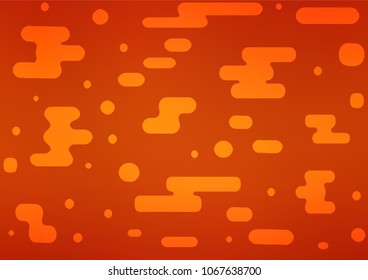 Light Orange vector natural abstract texture. Colorful illustration in abstract style with doodles and Zen tangles. The best blurred design for your business.