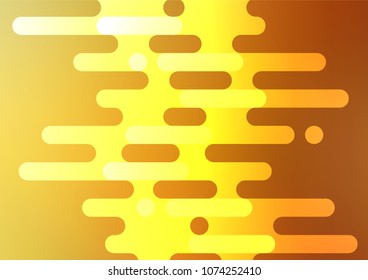 Light Orange vector natural abstract pattern. A vague abstract illustration with doodles in Indian style. A completely new design for your business.