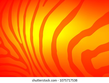 Light Orange vector natural abstract texture. Shining colored illustration with doodles in Zen tangle style. A new texture for your design.