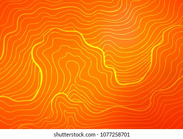 Light Orange vector natural abstract background. Brand-new colored illustration in blurry style with doodles. Brand-new style for your business design.