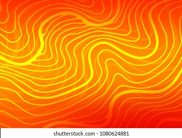 Light Orange vector natural abstract pattern. A vague abstract illustration with doodles in Indian style. The best blurred design for your business.