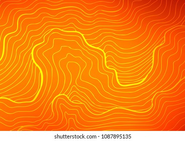 Light Orange vector natural abstract background. Glitter abstract illustration with doodles and Zen tangles. The textured pattern can be used for website.