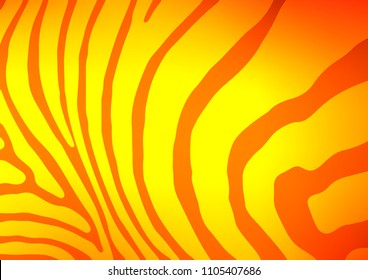 Light Orange vector natural abstract background. Creative illustration in blurred style with doodles and Zen tangles. The pattern can be used for coloring books and pages for kids.