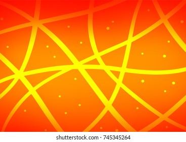 Light Orange vector natural abstract texture. Colorful illustration in abstract style with doodles and Zen tangles. A completely new template for your business design.