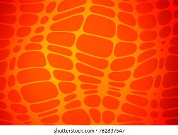 Light Orange vector natural abstract background. Decorative shining illustration with doodles on abstract template. The elegant pattern can be used as a part of a brand book.