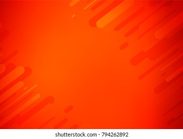Light Orange vector natural abstract texture. A vague abstract illustration with doodles in Indian style. A completely new design for your business.