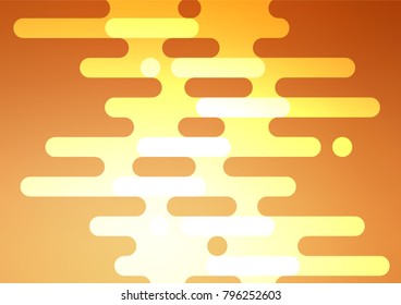 Light Orange vector natural abstract pattern. Doodles on blurred abstract background with gradient. The textured pattern can be used for website.
