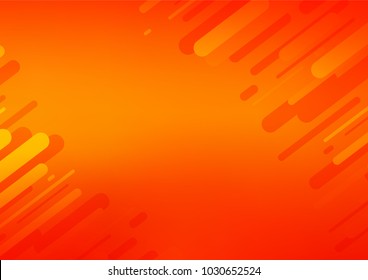 Light Orange vector natural elegant texture. Doodles on blurred abstract background with gradient. Brand-new design for your business.