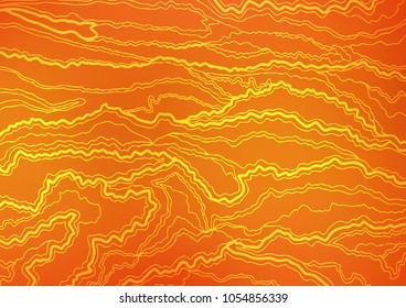 Light Orange vector natural elegant pattern. An elegant bright illustration with lines in Natural style. The best blurred design for your business.