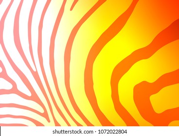 Light Orange vector natural elegant pattern. Ethnic elegant natural pattern with gradient. A new texture for your design.