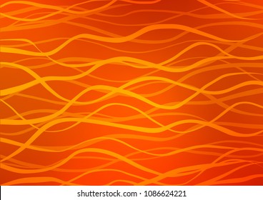Light Orange vector natural elegant background. Creative illustration in blurred style with doodles and Zen tangles. The completely new template can be used for your brand book.