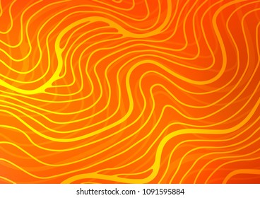 Light Orange vector natural elegant pattern. A vague abstract illustration with doodles in Indian style. The doodle design can be used for your web site.