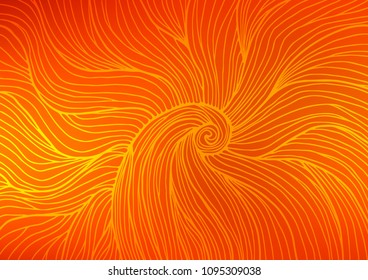 Light Orange vector natural elegant background. Ethnic elegant natural pattern with gradient. The completely new template can be used for your brand book.