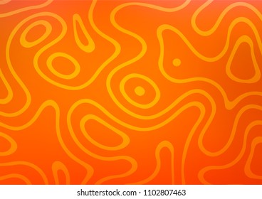 Light Orange vector natural elegant pattern. Glitter abstract illustration with doodles and Zen tangles. The pattern can be used for wallpapers and coloring books.