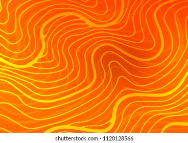 Light Orange vector natural elegant template. Glitter abstract illustration with doodles and Zen tangles. A completely new design for your business.