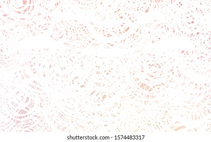Light Orange vector natural elegant template. Colorful illustration in doodle style with roses. Hand painted design for web, wrapping, wallpaper.