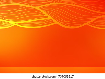 Light Orange vector natural elegant background. Blurred decorative design in Indian style with Zen tangles. The best blurred design for your business. Light Orange vector natural elegant background. Blurred decorative design in Indian style with Zen tangles. The best blurred design for your business.
