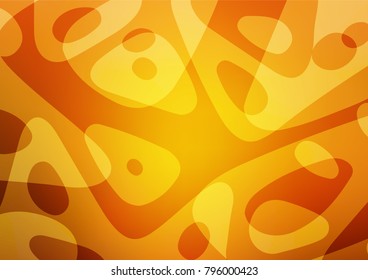 Light Orange vector natural elegant background. Ethnic elegant natural pattern with gradient. A completely new design for your business.