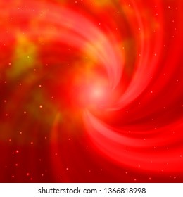 Light Orange vector pattern with abstract stars. Colorful illustration with abstract gradient stars. Pattern for new year ad, booklets.