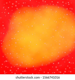 Light Orange vector pattern with abstract stars. Colorful illustration with abstract gradient stars. Pattern for websites, landing pages.