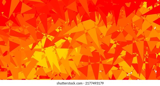 Light Orange vector pattern with abstract shapes. Colorful illustration with simple gradient shapes. Smart design for your business.